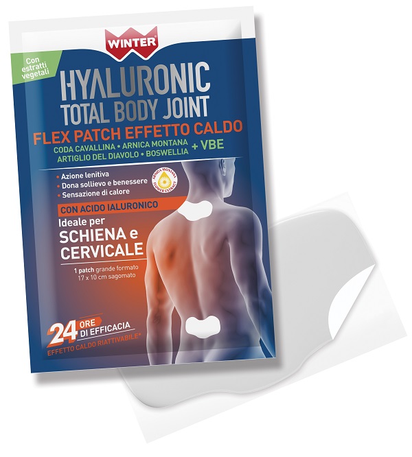 WINTER HYALURONIC TOTAL BODY JOINT FLEX PATCH EFFETTO CALDO 17X10 CM 1 PEZZO - Fontenova srl