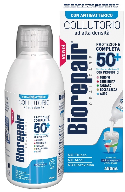 BIOREPAIR COLLUTORIO PROTEZIONE COMPLETA 50+ 450 ML - Fontenova srl