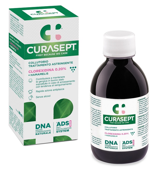 CURASEPT COLLUTORIO ADS DNA TRATTAMENTO ASTRINGENTE 200 ML - Fontenova srl