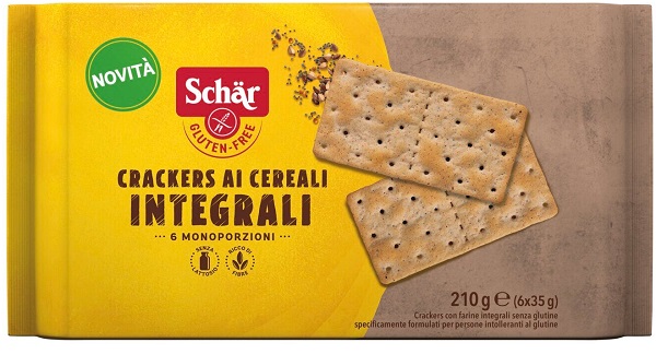 SCHAR CRACKERS CEREALI INTEGRALI 6 PEZZI DA 35 G - Fontenova srl