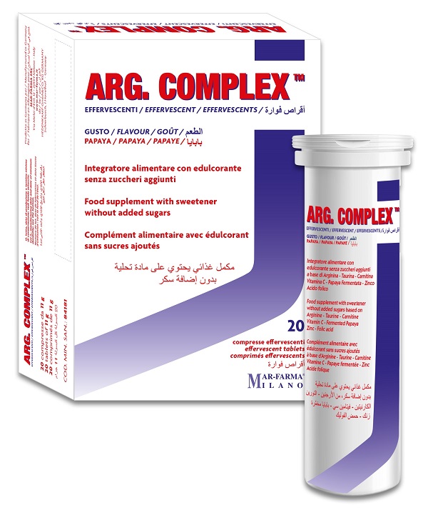 ARG COMPLEX 20 COMPRESSE EFFERVESCENTI - Fontenova srl