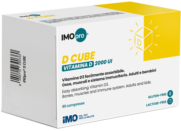 IMOPRO D CUBE 90 COMPRESSE 600 MG - Fontenova srl