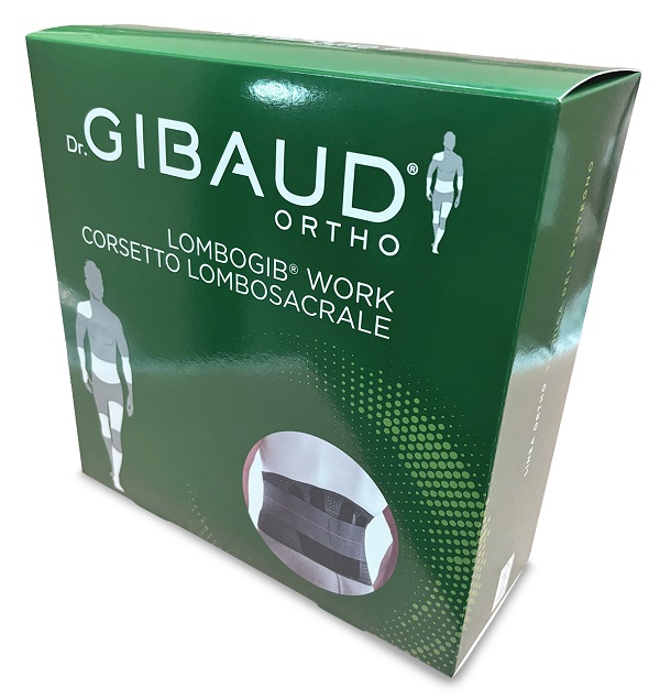 GIBAUD ORTHO CORSETTO LOMBOSACRALE LOMBOGIB WORK H26 TAGLIA 00 - Fontenova srl