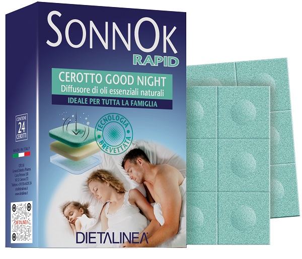 DIETALINEA SONNOK RAPID CEROTTO GOOD NIGHT 24 PEZZI - Fontenova srl