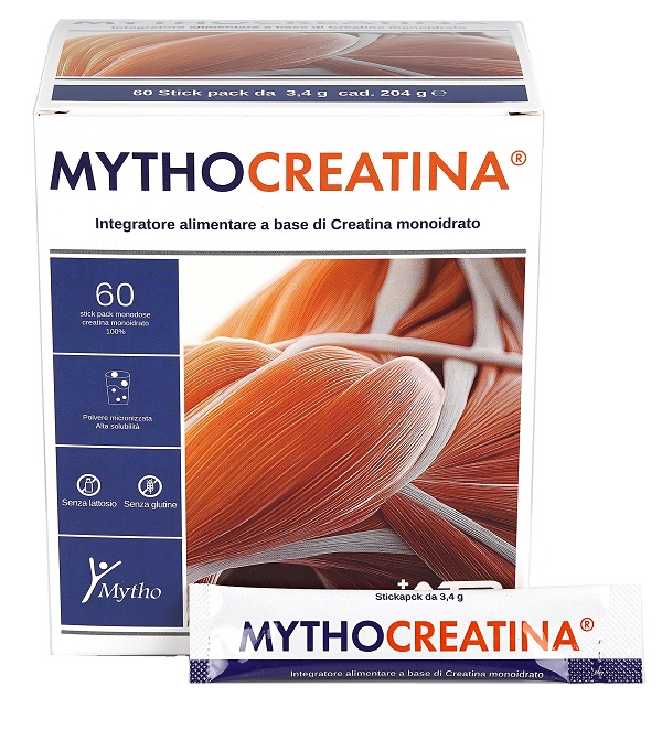 MYTHOCREATINA 60 STICK PACK SENZA GLUTINE SENZA LATTOSIO - Fontenova srl