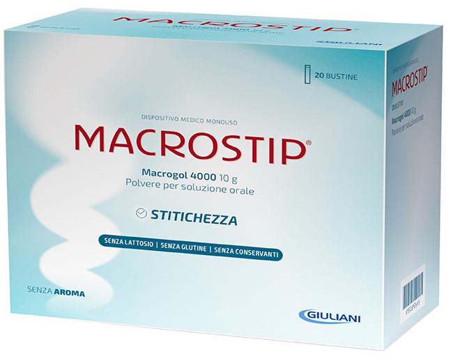 MACROSTIP 20 BUSTINE 10 G SENZA GLUTINE SENZA LATTOSIO - Fontenova srl