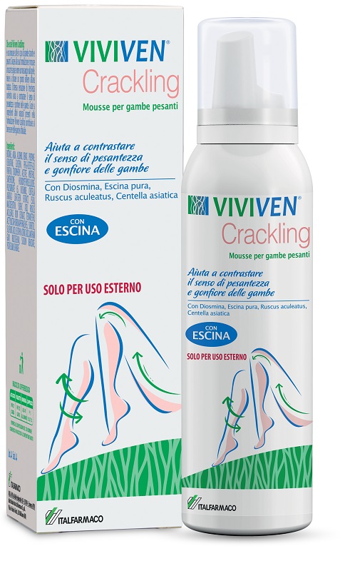 VIVIVEN CRACKLING MOUSSE GAMBE PESANTI 150 ML - Fontenova srl