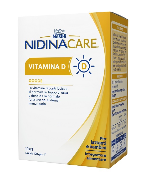 NIDINACARE VITAMINA D 10 ML - Fontenova srl