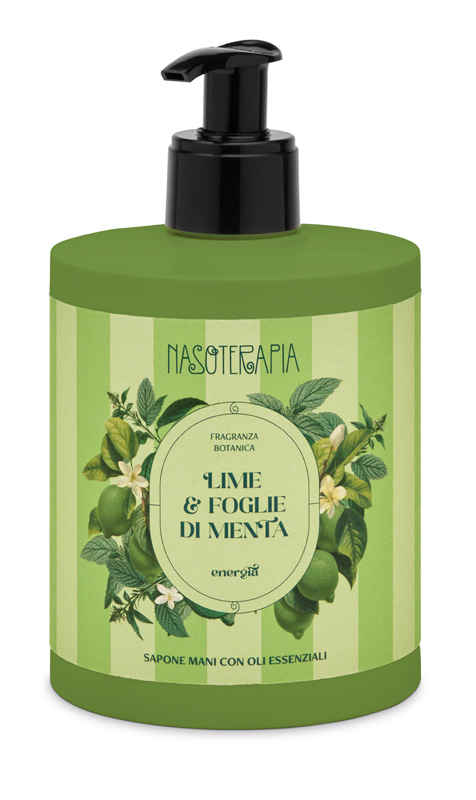 NASOTERAPIA SAPONE MANI LIME FOGLI DI MENTA 500 ML - Fontenova srl