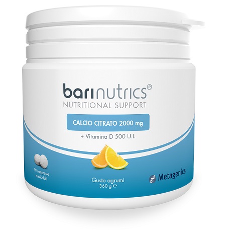 BARINUTRICS CALCIO CITRATO ARANCIA LIMONE ITA 90 COMPRESSE - Fontenova srl