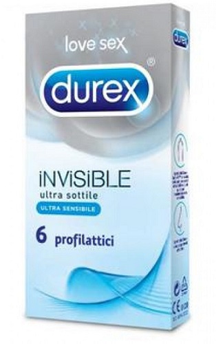 DUREX INVISIBLE PROFILATTICO 6 PEZZI - Fontenova srl