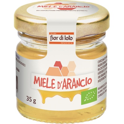 FIOR DI LOTO MINI MIELE DI ARANCIO BIO 35 G - Fontenova srl