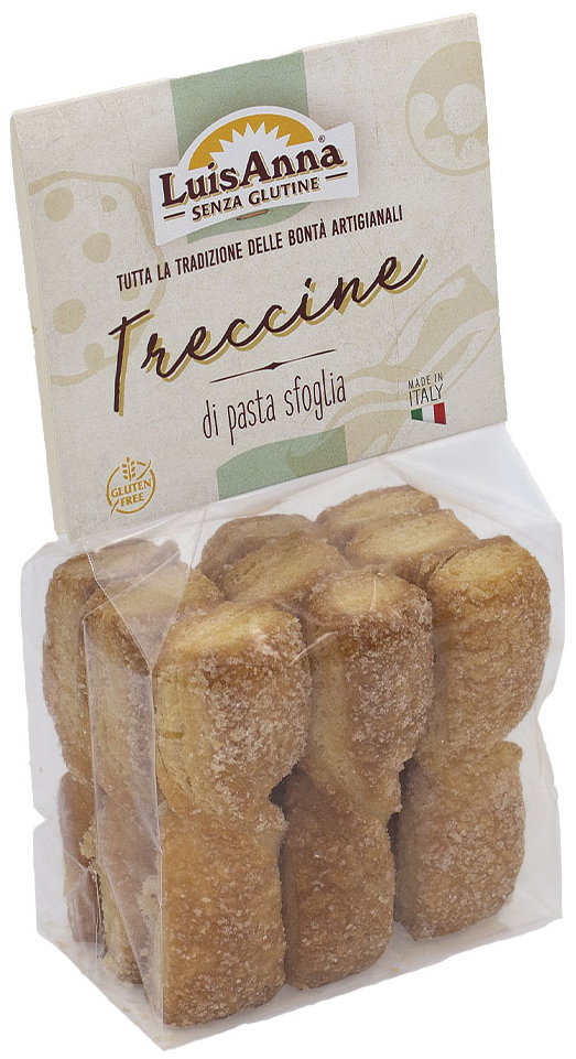 BISCOTTI SFOGLIA TRECCINE 130 G - Fontenova srl