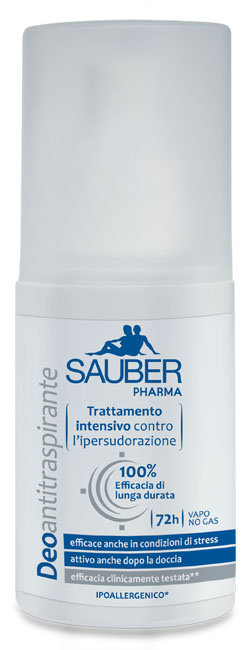 SAUBER ANTITRASPIRANTE 72 ORE VAPO - Fontenova srl