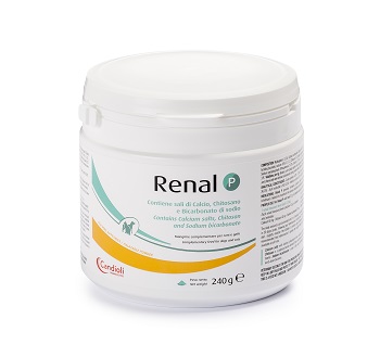 RENAL P MANGIME COMPLEMENTARE PER CANI E GATTI BARATTOLO 240 G - Fontenova srl