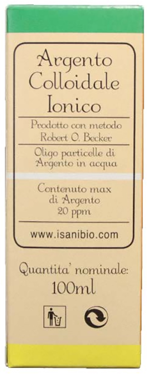 ARGENTO COLLOIDALE IONICO 20 PPM 100 ML - Fontenova srl