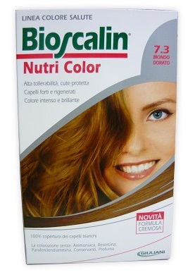 BIOSCALIN NUTRI COLOR 7,3 BIONDO DORATO SINCROB 124 ML - Fontenova srl