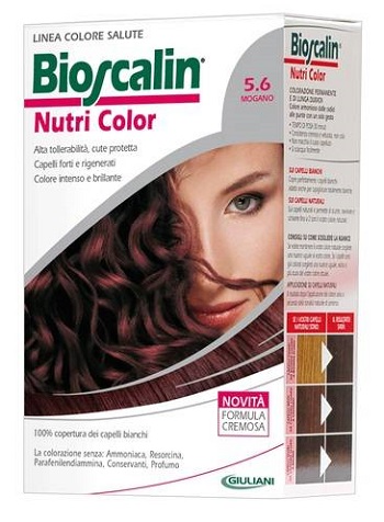 BIOSCALIN NUTRI COLOR 5,6 MOGANO SINCROB 124 ML - Fontenova srl