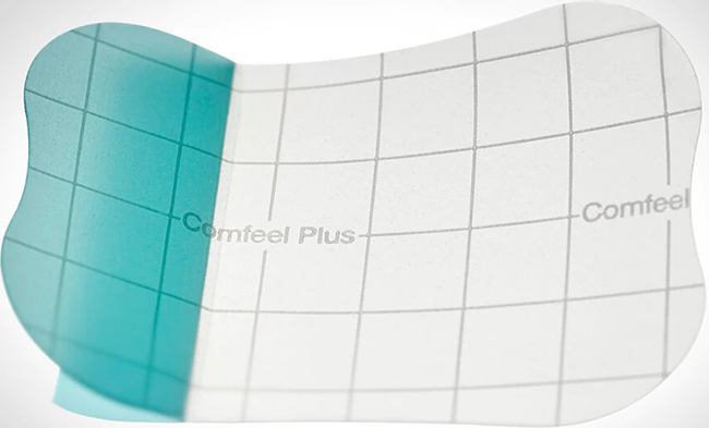 MEDICAZIONE SPECIALE ATTIVA TRASPARENTE CON IDROCOLLOIDE COMFEEL PLUS 5X7 CM 10 PEZZI - Fontenova srl