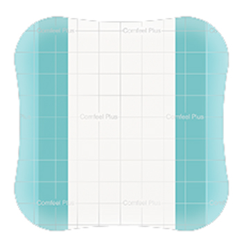 MEDICAZIONE SPECIALE ATTIVA TRASPARENTE CON IDROCOLLOIDE COMFEEL PLUS 10X10 CM 10 PEZZI - Fontenova srl