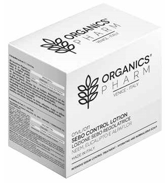 ORGANICS PHARM SEBO CONTROL LOTION NEEM-EUCALYPTUS-ALPAFLOR 6 FIALE DA 6 ML - Fontenova srl