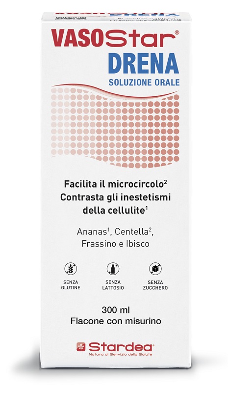 VASOSTAR DRENA 300 ML CON EDULCORANTE - Fontenova srl