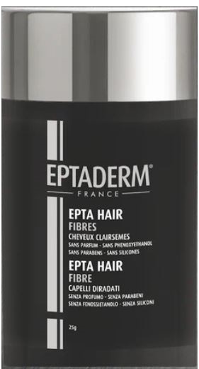 EPTA HAIR FIBRE DARK GREY - GRIGIO SCURO 25 G - Fontenova srl