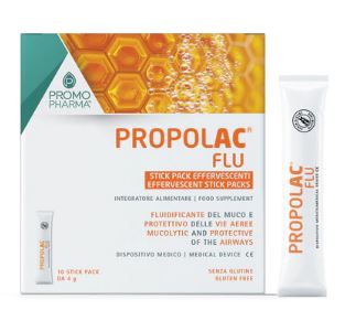 PROPOL AC FLU EFFERVESCENTE 10 BUSTINE - Fontenova srl