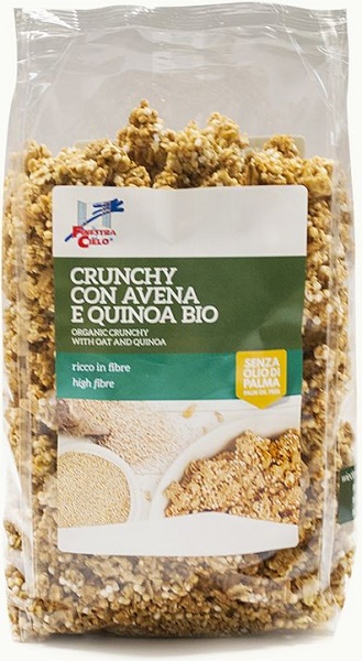 CRUNCHY CON AVENA E QUINOA 375 G - Fontenova srl