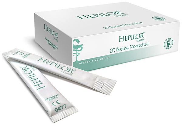 HEPILOR LIQUIDO 20 BUSTINE MONODOSE DA 10 ML SENZA GLUTINE SENZA LATTOSIO - Fontenova srl