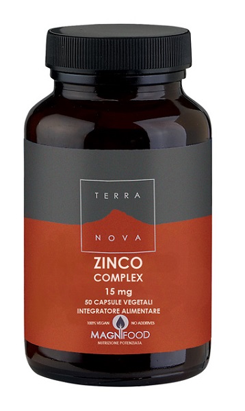 TERRANOVA COMPLESSO DI ZINCO 15 MG 50 CAPSULE - Fontenova srl