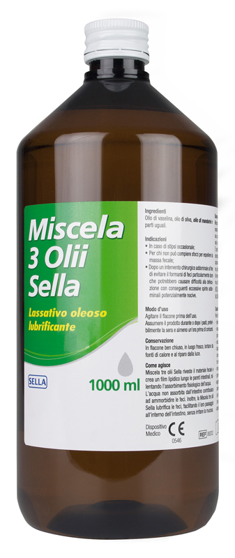 MISCELA 3 OLII LASSATIVO 1 LITRO MD - Fontenova srl