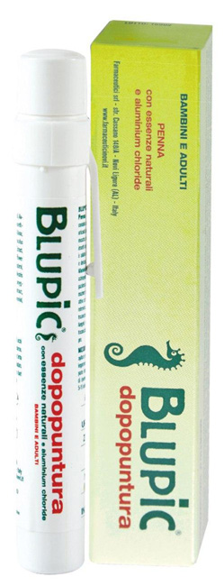 BLUPIC DOPOPUNTURA PENNA CON ESSENZE NATURALI E ALUMINIUM ASTUCCIO - Fontenova srl