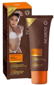 INCAROSE MAXI BRONZE CREMA ACCELERATORE DI ABBRONZATURA 125 ML - Fontenova srl