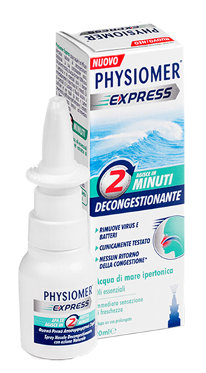 SPRAY NASALE PHYSIOMER EXPRESS SPRAY 20 ML - Fontenova srl