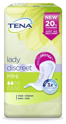 PANNOLONE SAGOMATO TENA DISCREET MINI 20 PEZZI - Fontenova srl