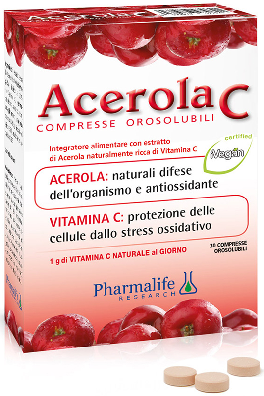 ACEROLA C 30 COMPRESSE OROSOLUBILI - Fontenova srl