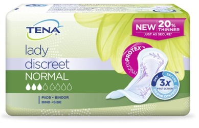 PANNOLONE SAGOMATO TENA DISCREET NORMAL 12 PEZZI - Fontenova srl
