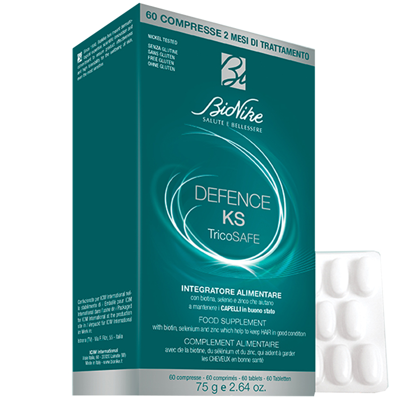 DEFENCE KS TRICOSAFE 60 COMPRESSE - Fontenova srl