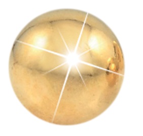 PALLINA ORO 4MM - Fontenova srl