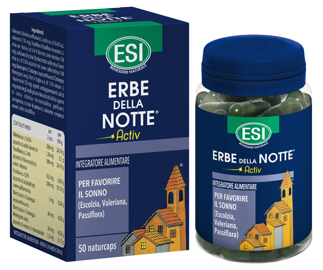 ESI ERBE DELLA NOTTE 50 NATURCAPS SENZA GLUTINE - Fontenova srl