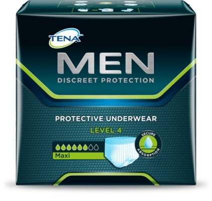 MUTANDINA ASSORBENTE MASCHILE TENA MEN LIVELLO 4 TAGLIA LARGE 10 PEZZI - Fontenova srl