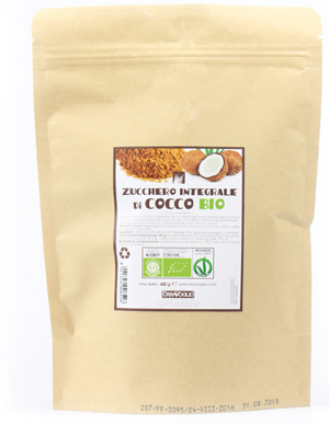 ZUCCHERO DI COCCO BIO 400 G - Fontenova srl