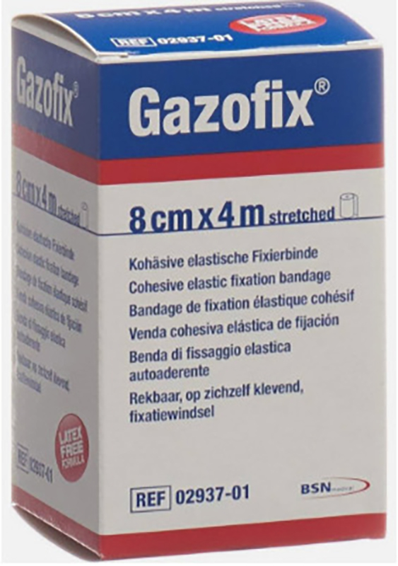BENDA ELASTICA AUTOADESIVA GAZOFIX 8X400 CM - Fontenova srl