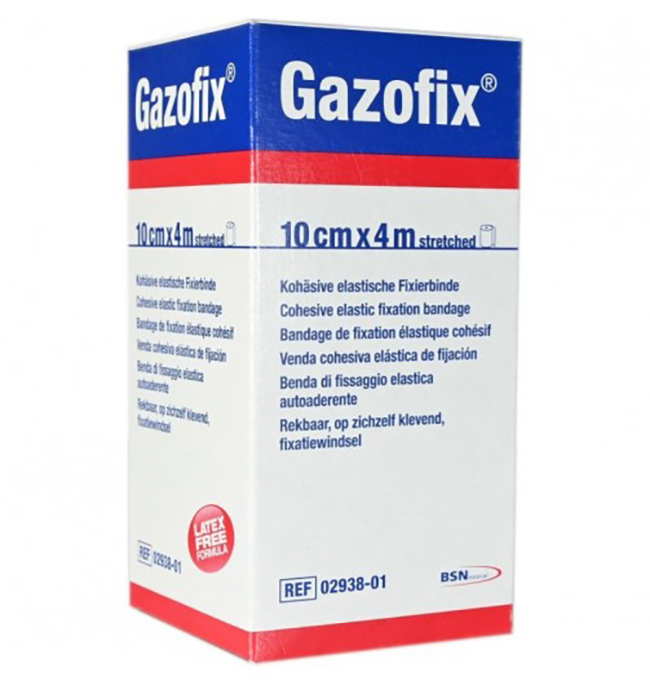 BENDA ELASTICA AUTOADESIVA GAZOFIX 10X400 CM - Fontenova srl