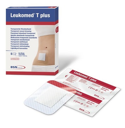 LEUKOMED T PLUS MEDICAZIONE POST-OPERATORIA TRASPARENTE IMPERMEABILE 7,2 X 5 CM - Fontenova srl