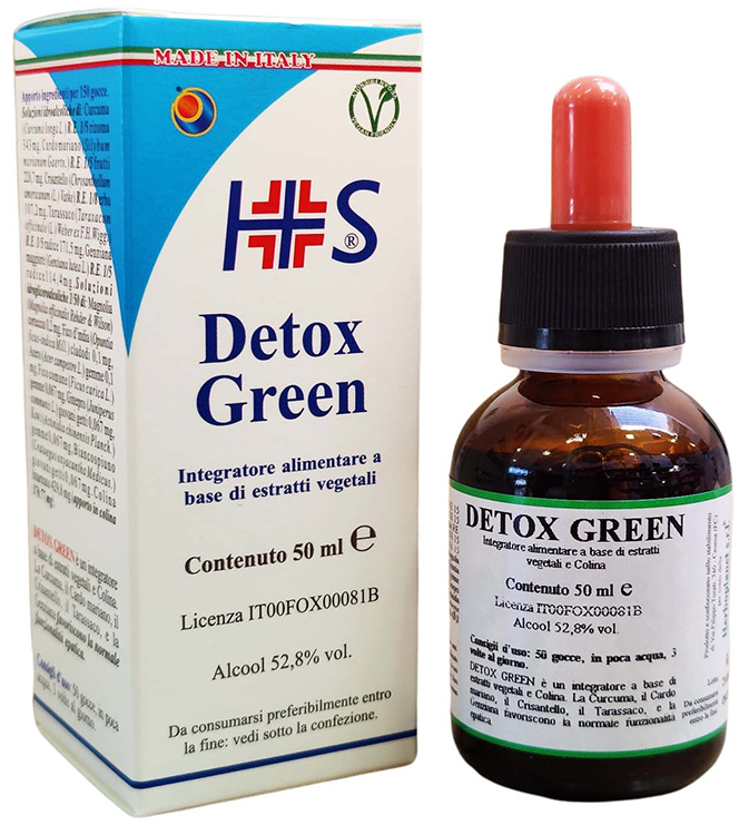 DETOX GREEN GOCCE 50 ML - Fontenova srl