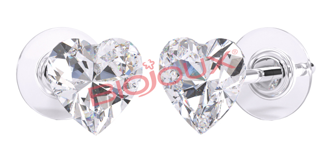 BJT964 ORECCHINI SWAROVSKI STAINLESS STEEL - Fontenova srl