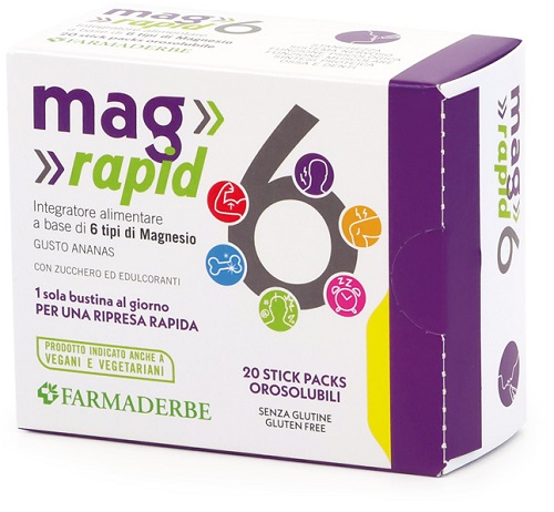 MAG 6 RAPID 20 STICK DA 1,5 G - Fontenova srl