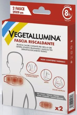VEGETALLUMINA FASCIA RISCALDANTE 2 PEZZI - Fontenova srl